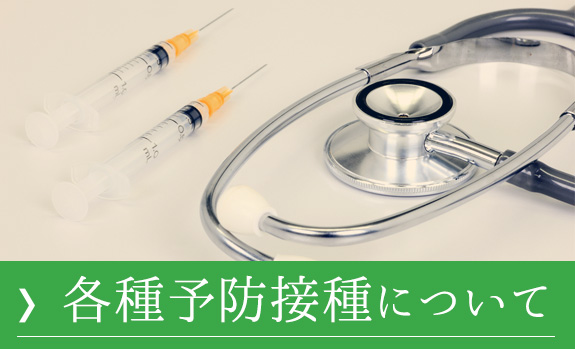各種予防接種について